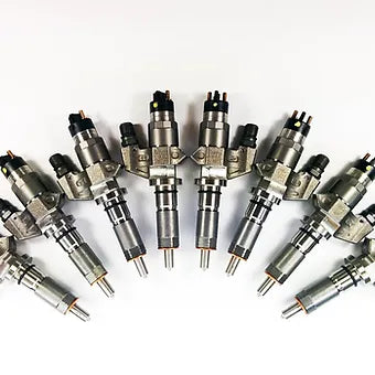 DURAMAX 01-04 LB7 BRAND NEW INJECTOR SET 60 PERCENT OVER 100HP DYNOMITE DIESEL